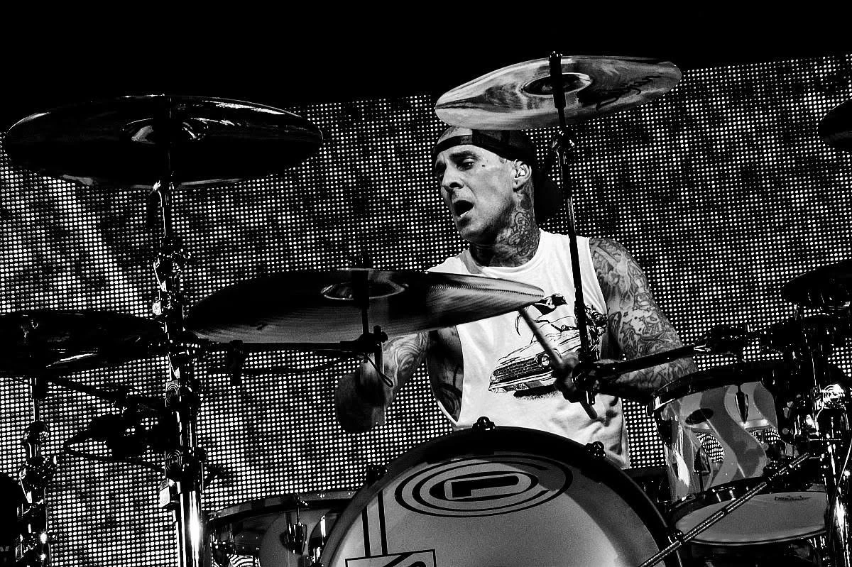 Blink-182 performing live in 2017