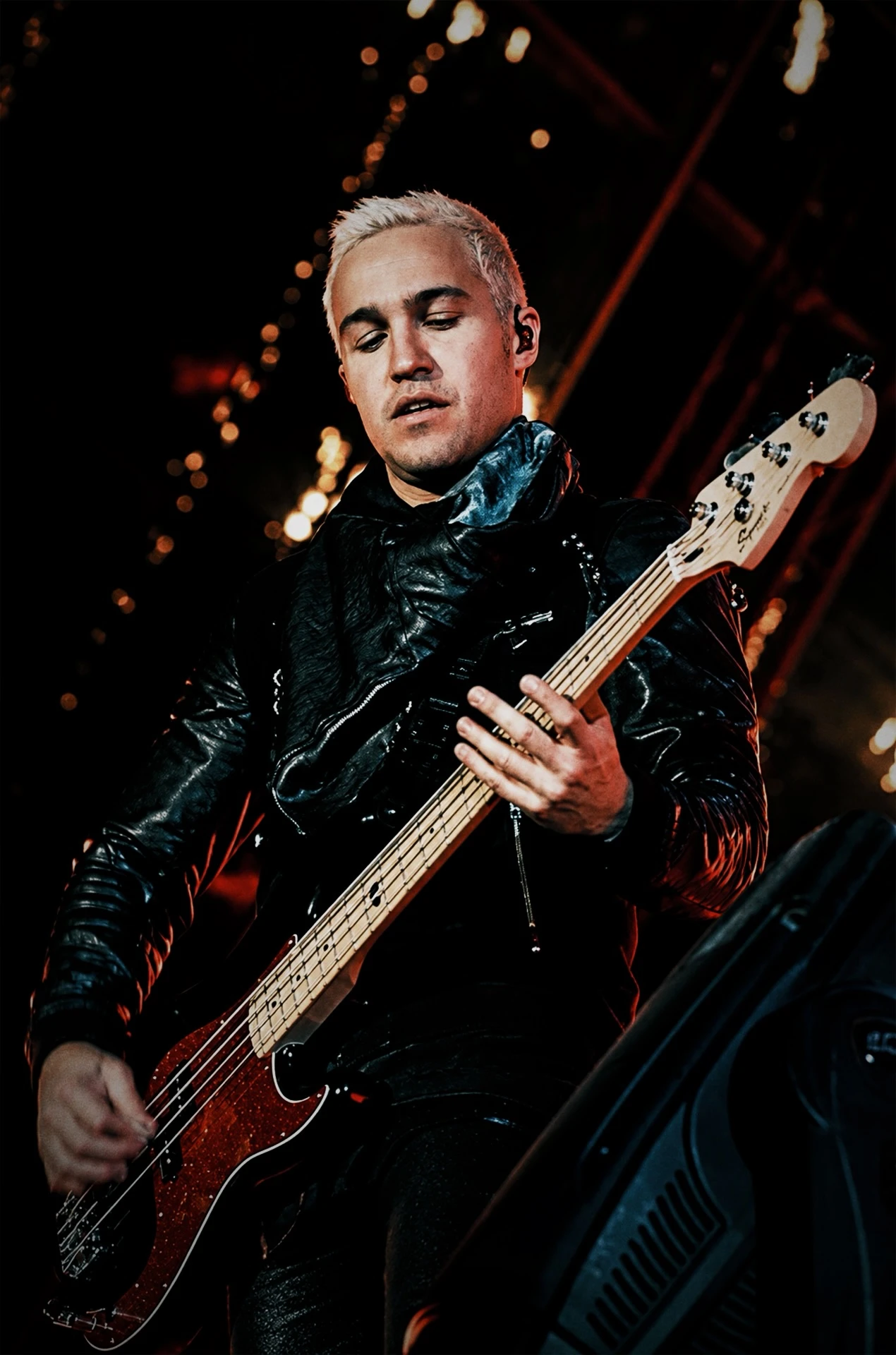 Fall Out Boy performing live in 2015