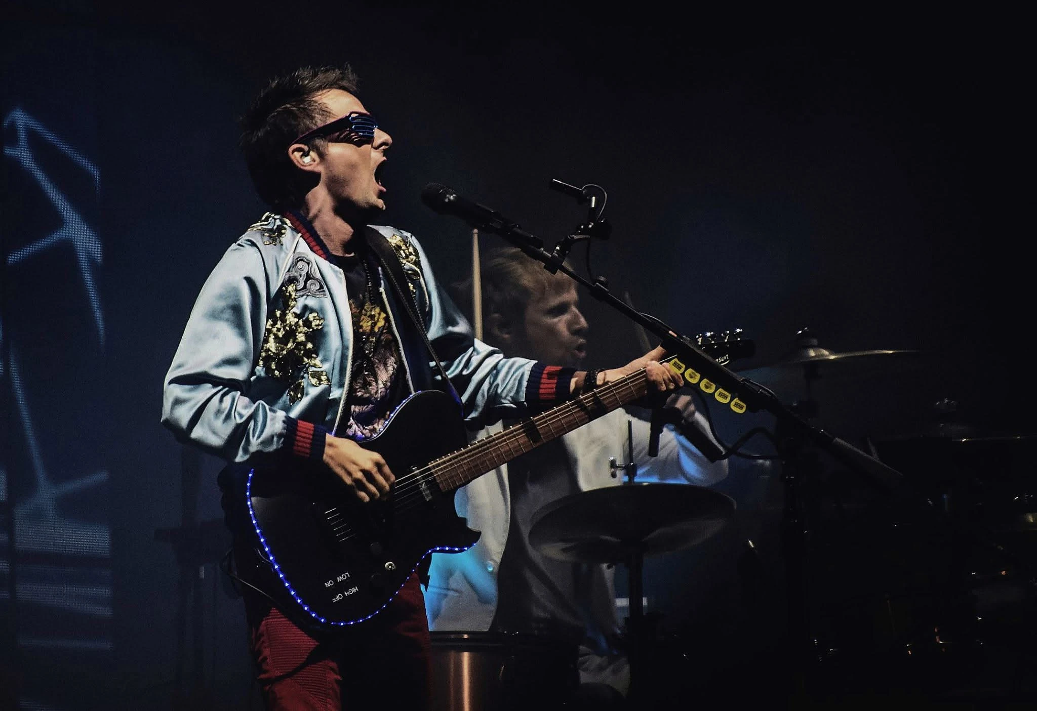 Muse performing live in 2019