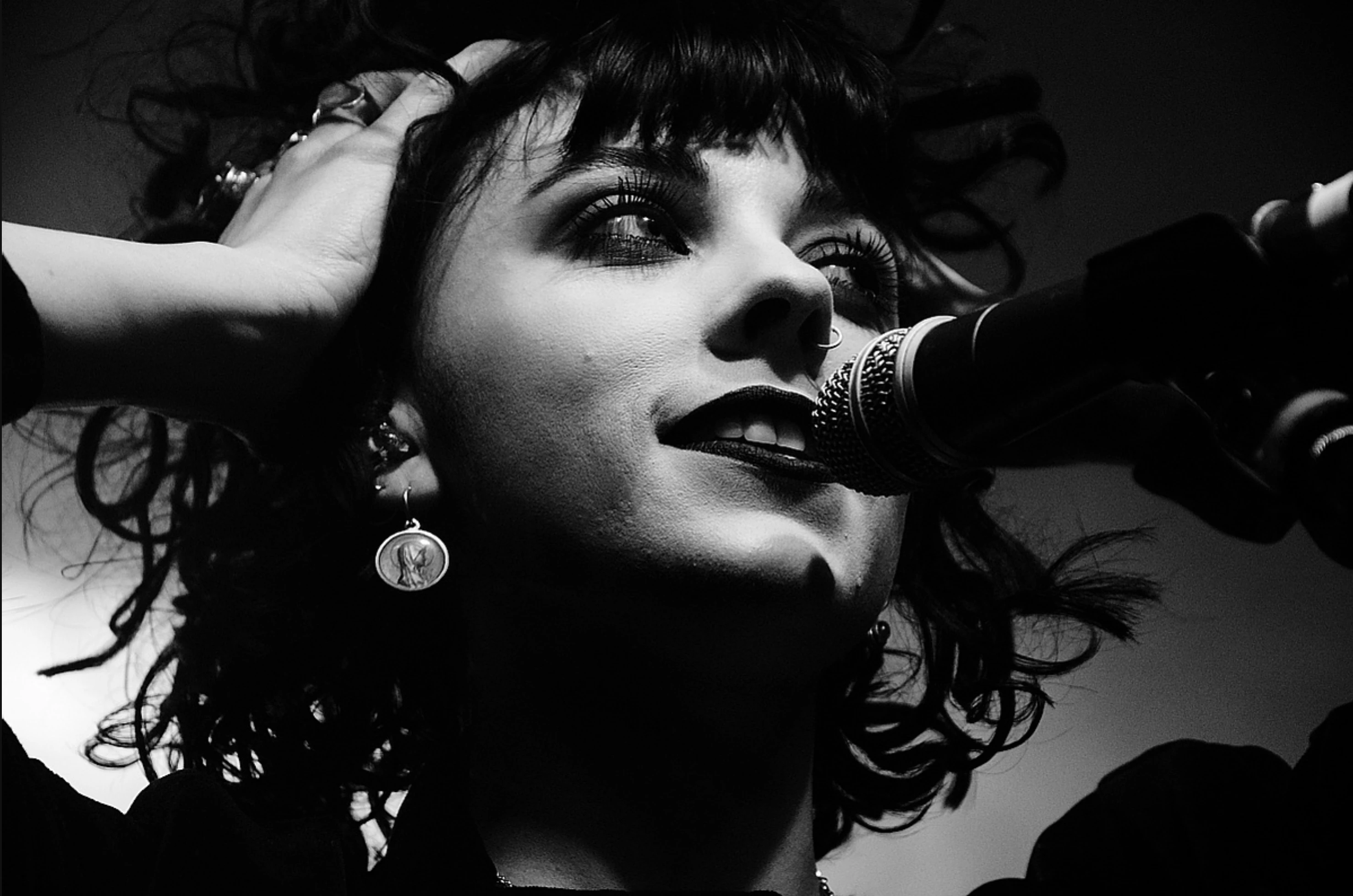 Pale Waves performing live in 2022