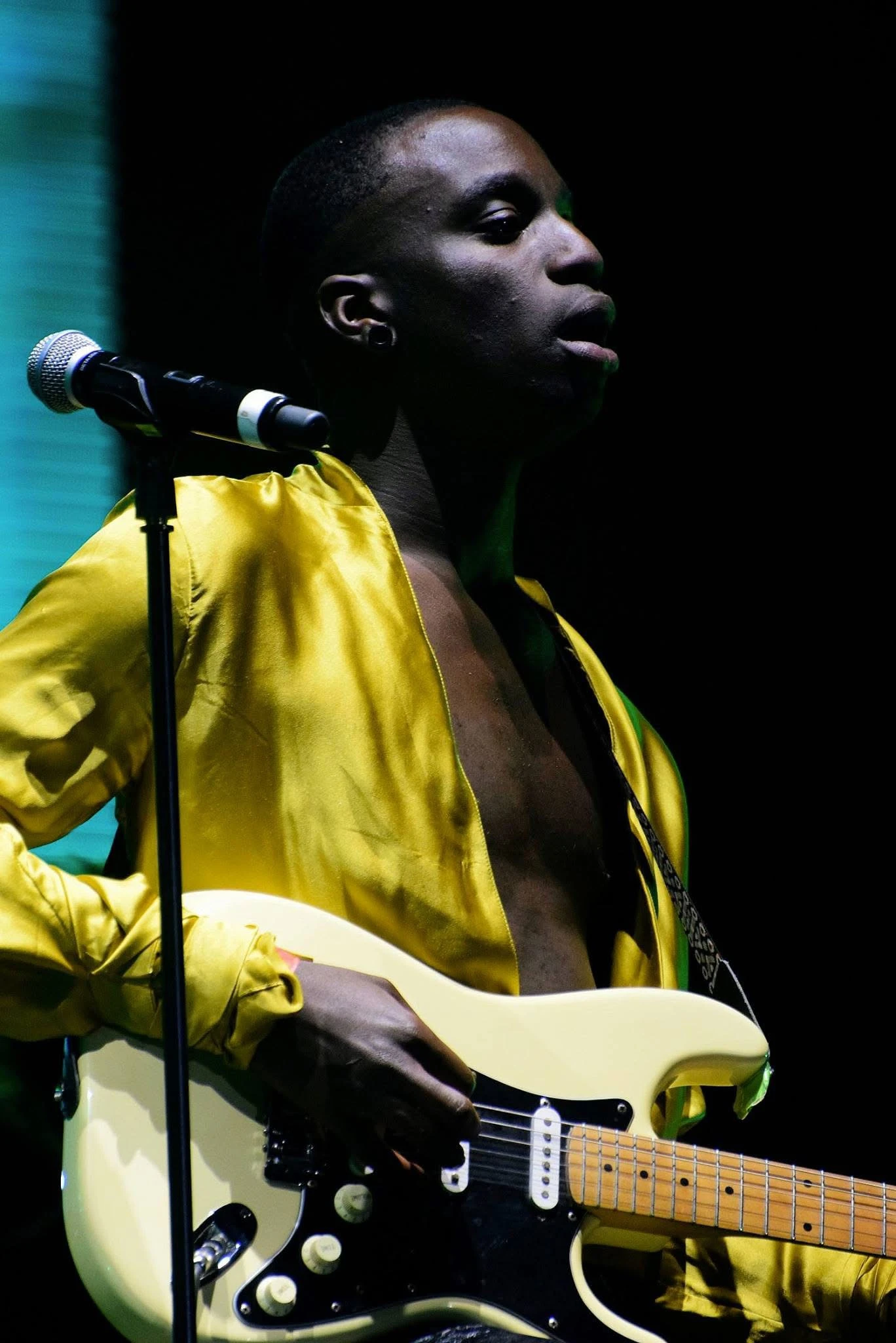 Petite Noir performing live in 2016