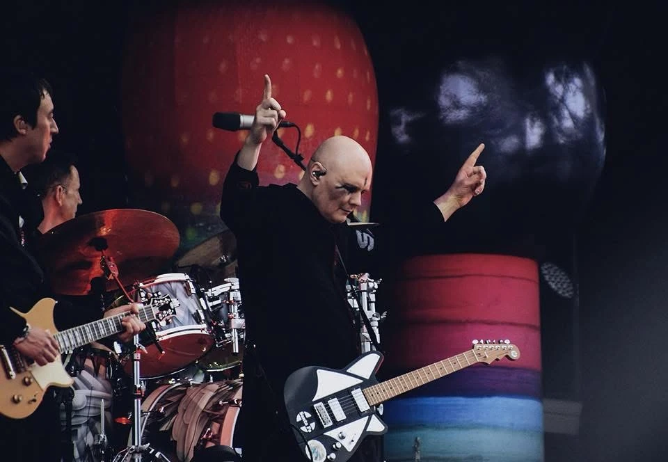 Smashing Pumpkins performing live in 2019