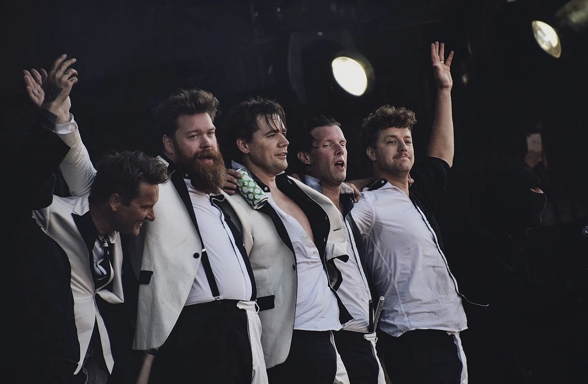 The Hives performing live in 2019