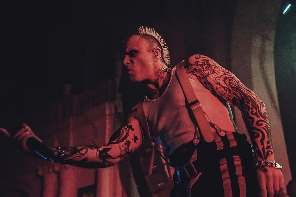 The Prodigy performing live in 2017
